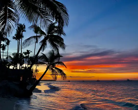 punta cana night beach